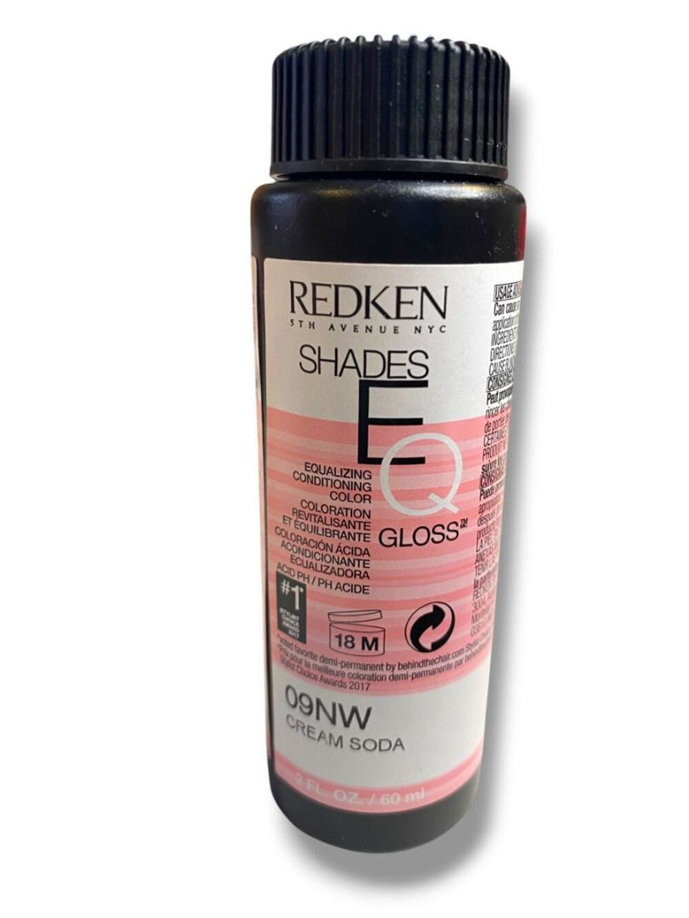 Redken New Shades EQ Gloss Equalizing Conditioner 09NW Cream Soda 2oz